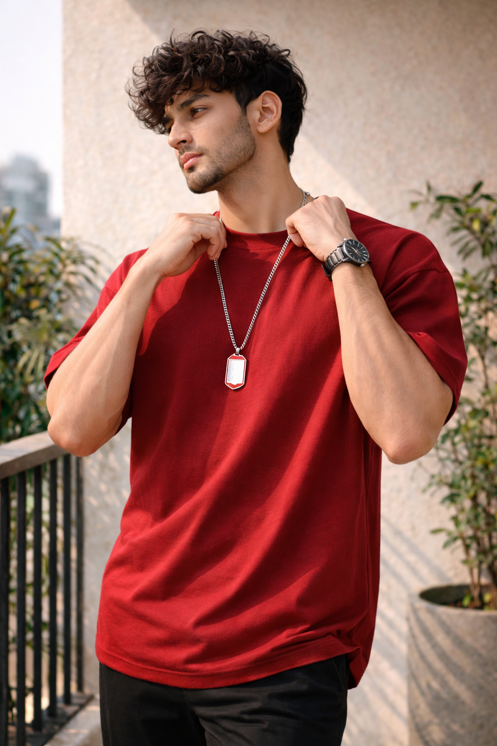 The Bare Red | Oversized Tee