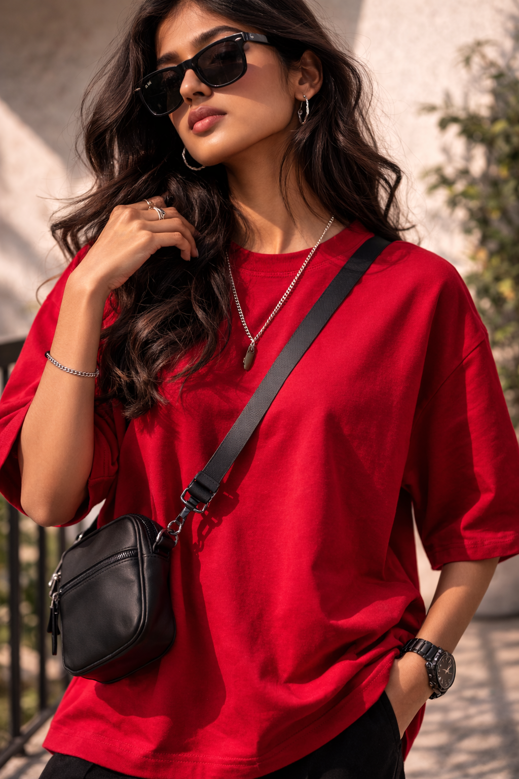 The Bare Red | Oversized Tee